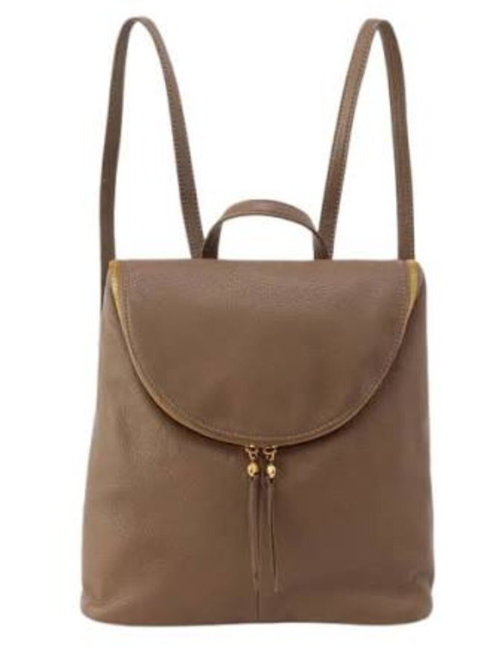 Hobo FERN Leather Backpack Bag - Dark Elm